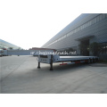 Lowboy FUWA Axle Low Bed نصف شاحنة مقطورة